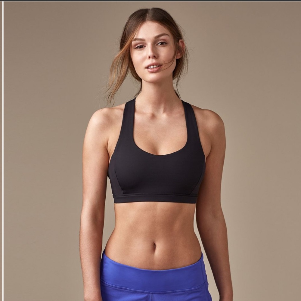 lululemon Free to Be Serene Sports Bra, Size 14, Black